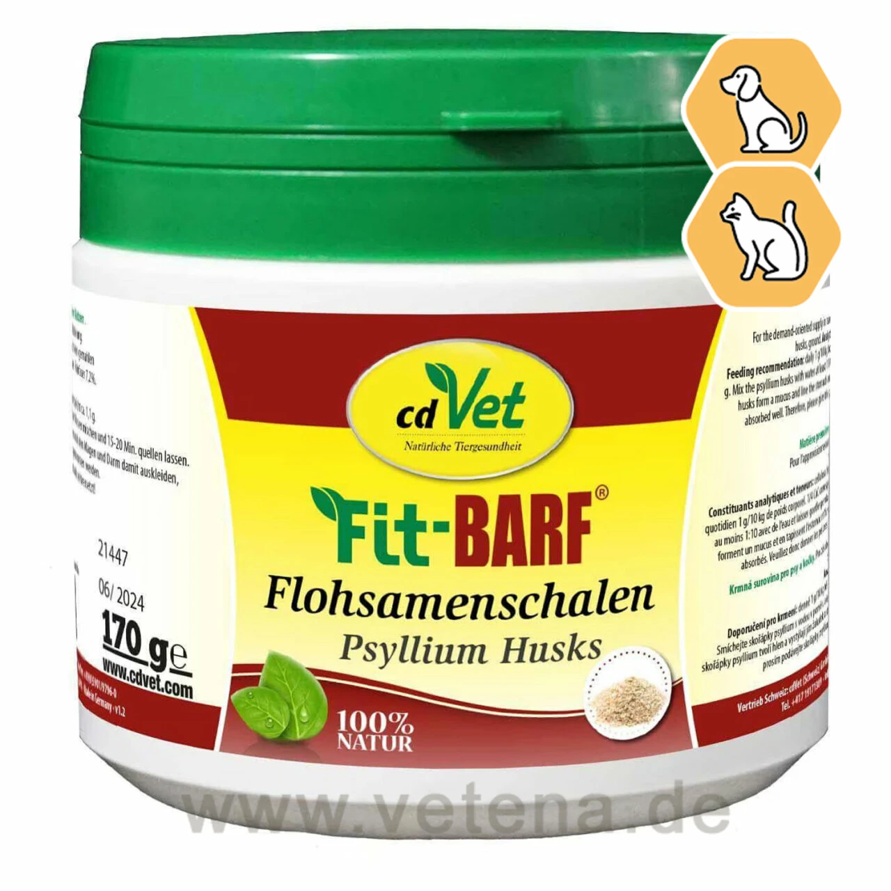CdVet Fit-BARF Flohsamenschalen 1 CdVet Fit-BARF Flohsamenschalen