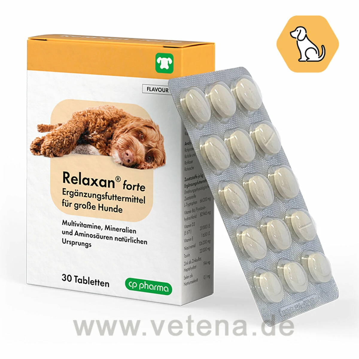 CP-Pharma Relaxan Forte Für Große Hunde 1 CP-Pharma Relaxan Forte Für Große Hunde