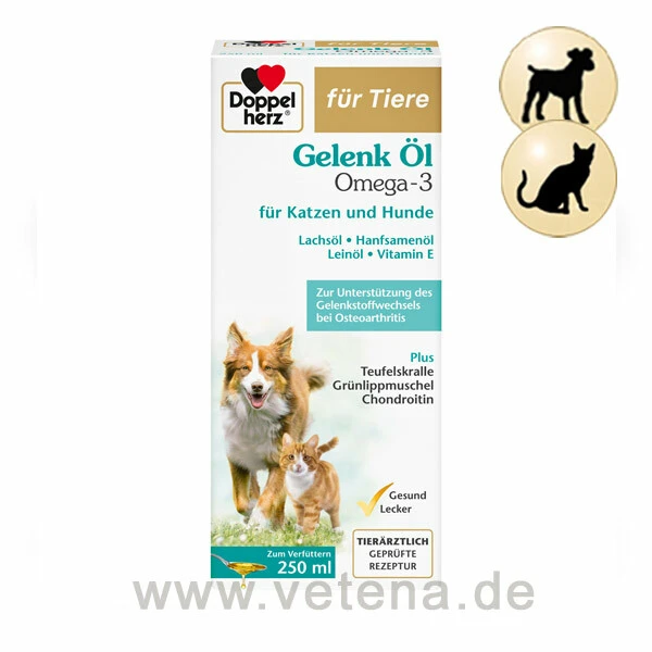 Doppelherz Gelenk Öl Omega-3 Für Tiere 1 Doppelherz Gelenk Öl Omega-3 Für Tiere