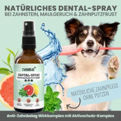 Noms+ Dental-Spray Für Hunde & Katzen -Haustierprodukte nomsplus dental spray hund katze4