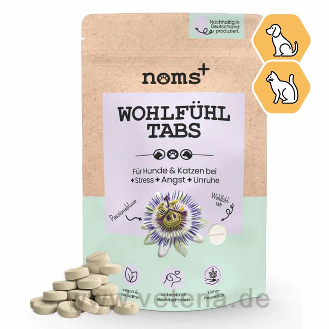 Noms+ Wohlfühltabs Für Hunde & Katzen 1 Noms+ Wohlfühltabs Für Hunde & Katzen