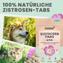Noms+ Zistrosen Tabs Für Hunde & Katzen -Haustierprodukte nomsplus zistrosen tabs hunde katzen6