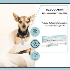 ReboVet ReboDiarFin Für Hunde & Katzen -Haustierprodukte rebodiarfin hund katze3