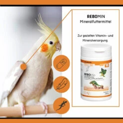 ReboVet REBOMin Für Vögel & Reptilien -Haustierprodukte rebopharm rebomin kleintier3
