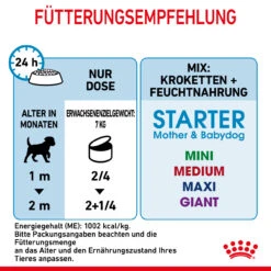 Royal Canin Starter Mousse Mother & Babydog Nassfutter Für Hunde -Haustierprodukte royal canin starter mousse mother babydog hund7